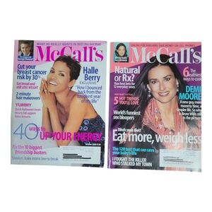EUC Vintage McCalls magazines September and October 2000
